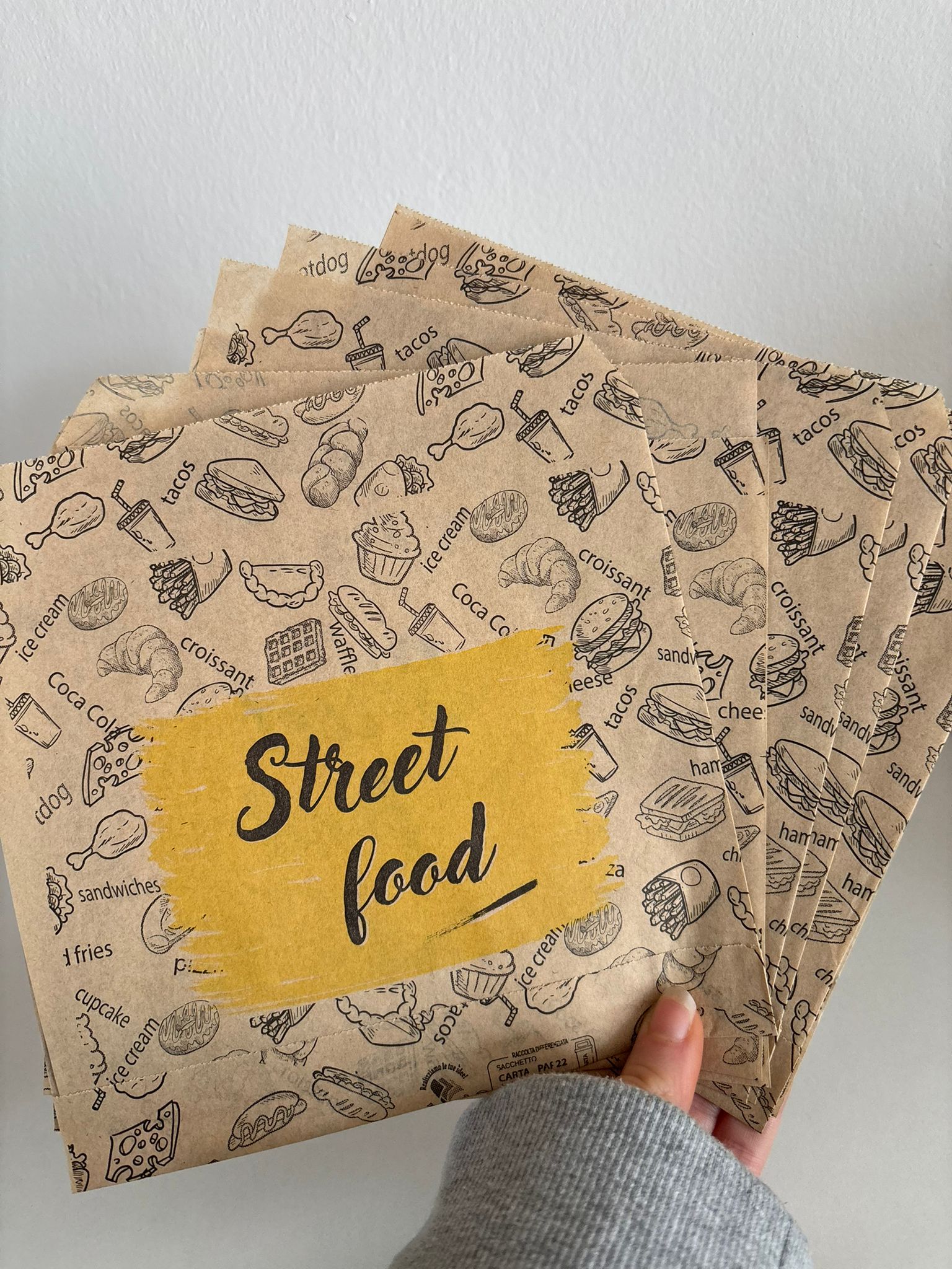 Esempi di sacchetti termosaldati